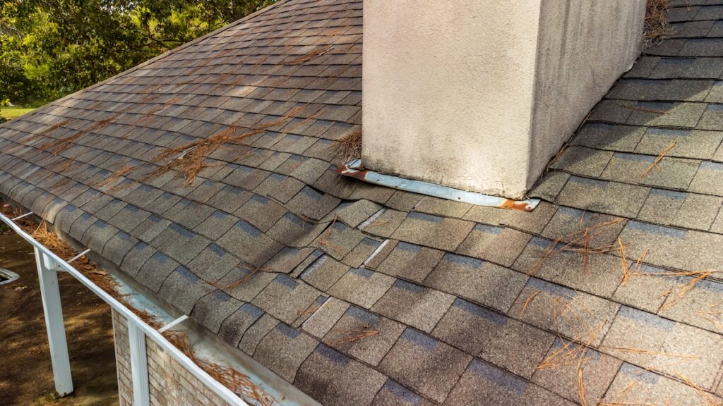 how to find a roof leak Roof and shingles damaged from water leak