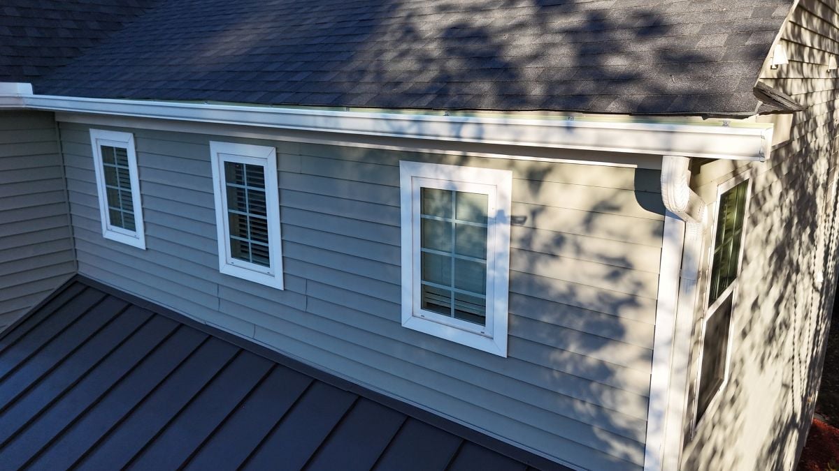 siding companies raleigh nc light light green house work by Barkley-Jensen Roofing