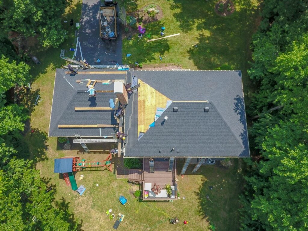 wake county roofing companies roof replacement workers