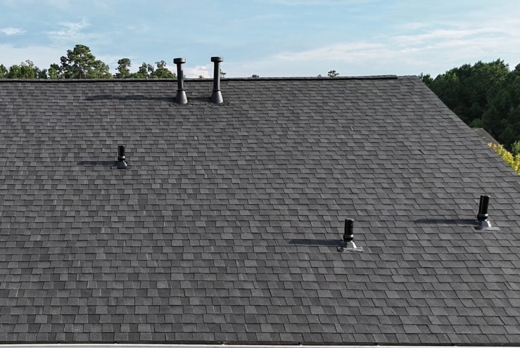 Vents on a roof