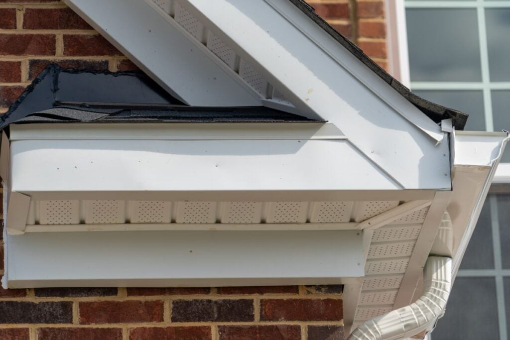 roof drip edge types white gutter system