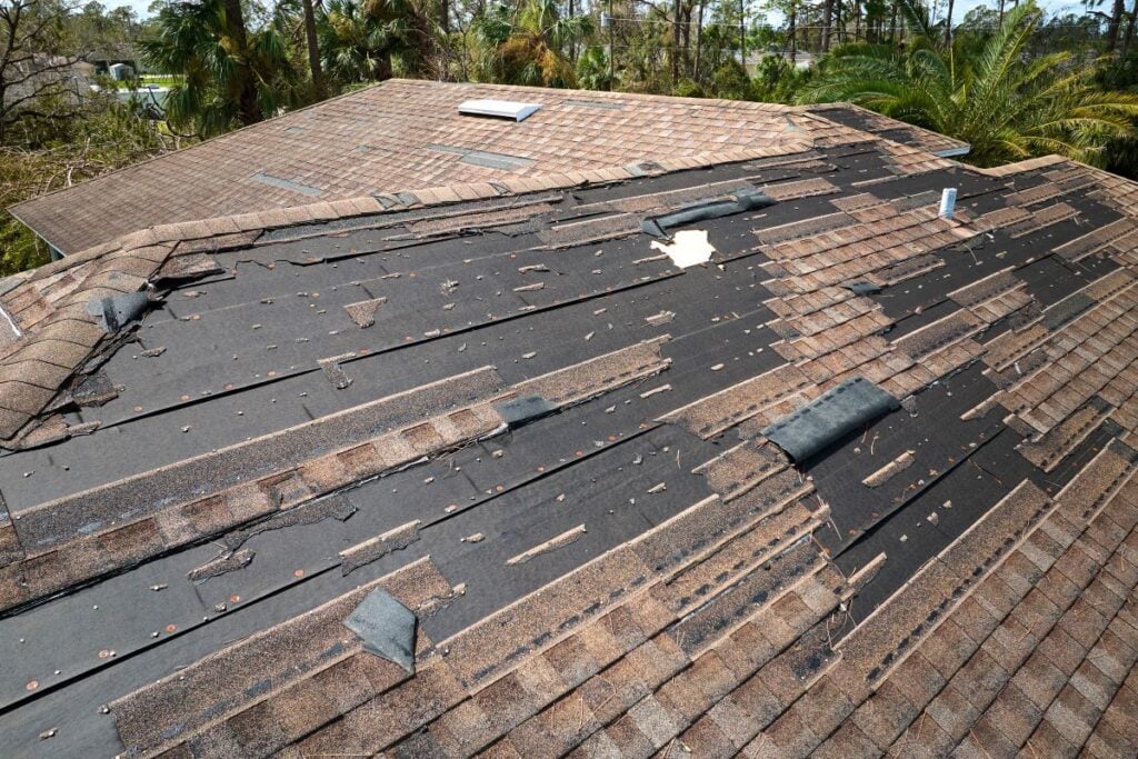 what roofing warranties are available for homeowners in wake forest nc roof insurance claim brown shingles falling from roof after storm disaster