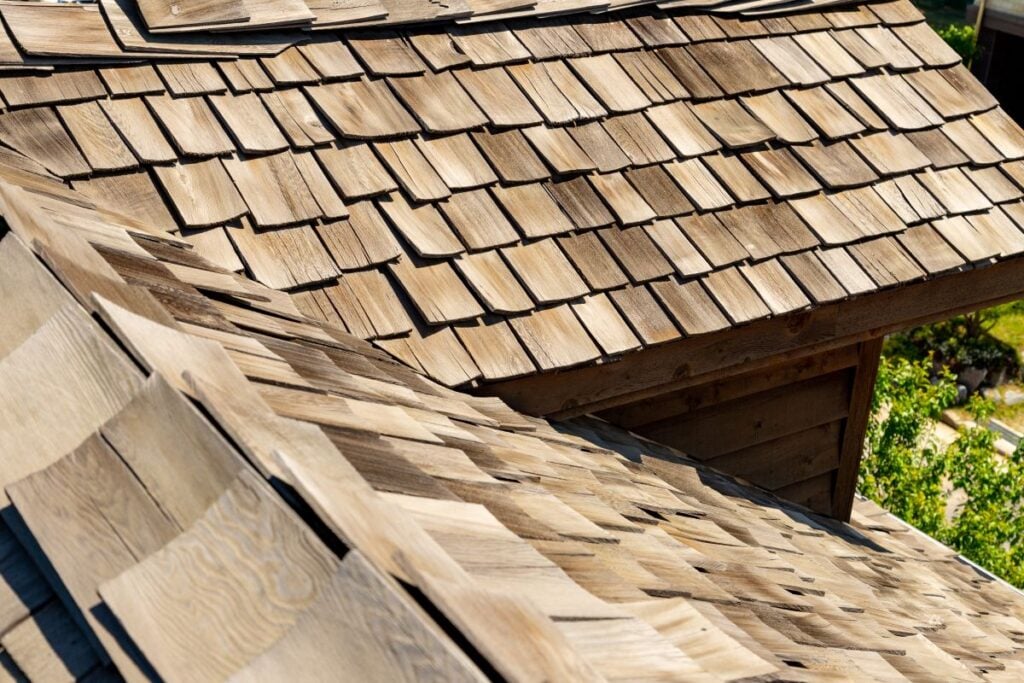 wood roof