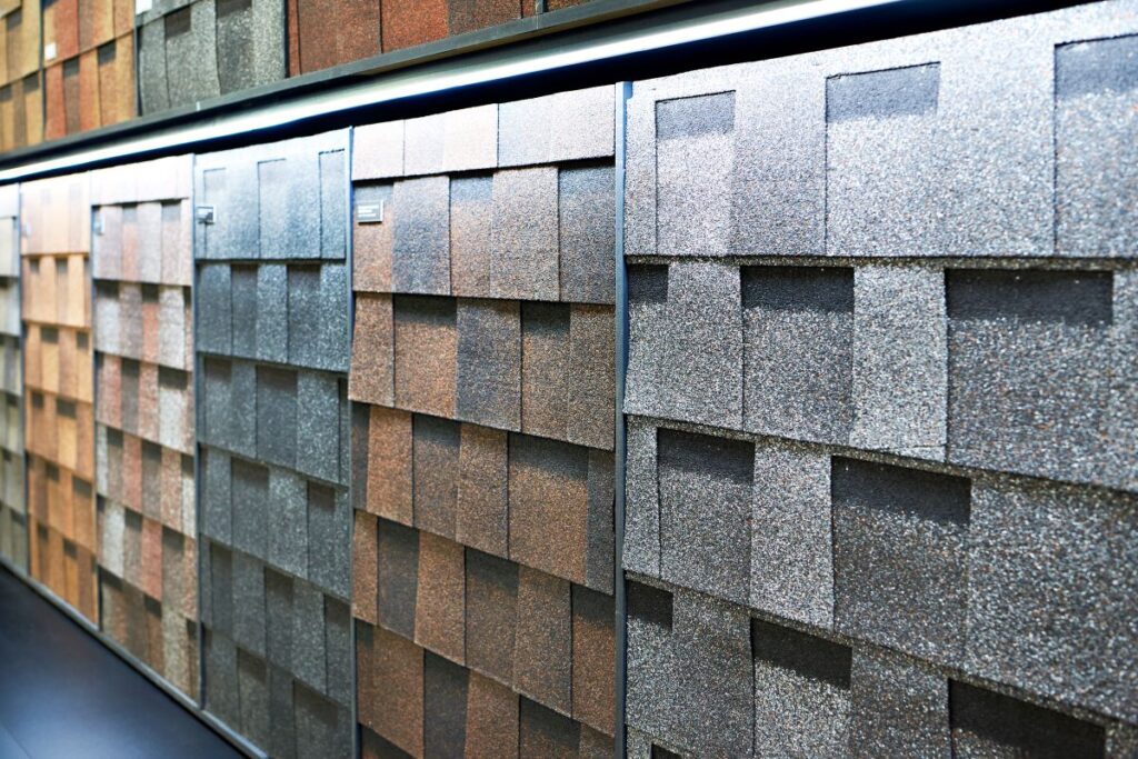 are impact-resistant shingles recommended for homes in apex nc shingles exhibited inside a shop
