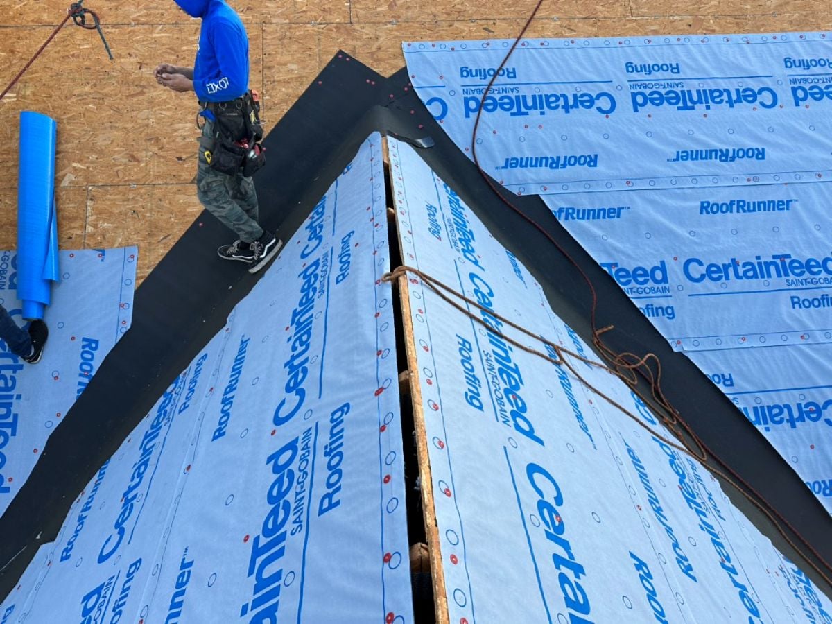 what affordable roof replacement options exist in garner nc worker replacing small roof