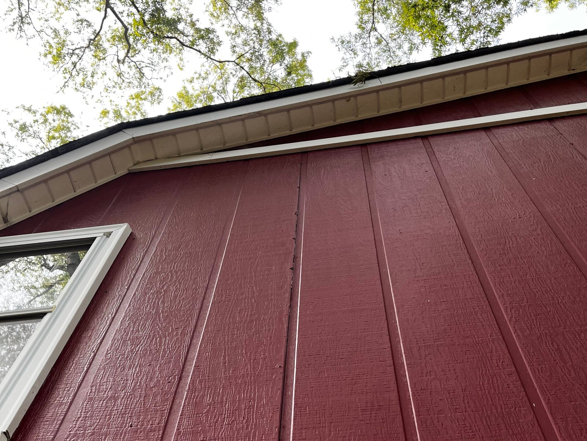 siding cary nc red wooden side of small house