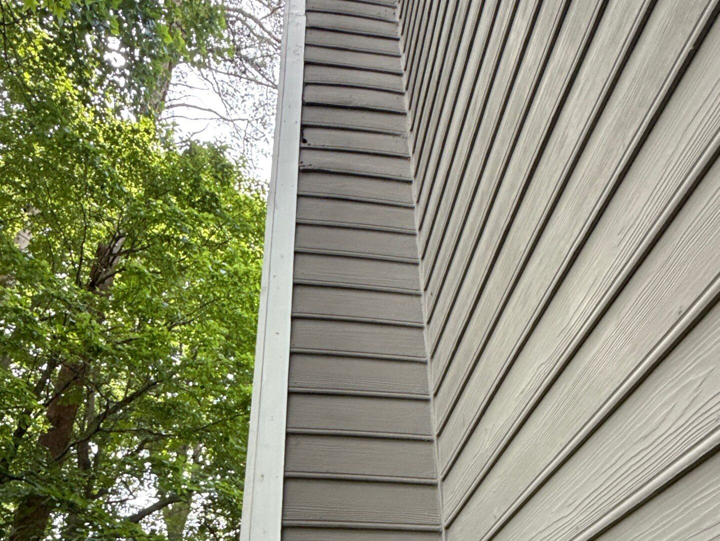 siding knightdale nc beige siding close up