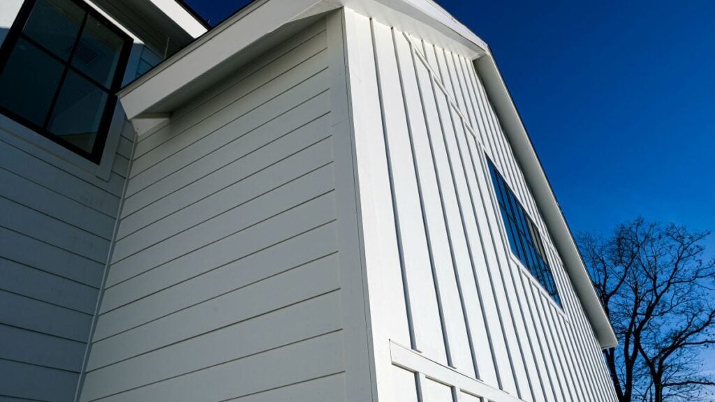 siding garner nc white siding blue sky