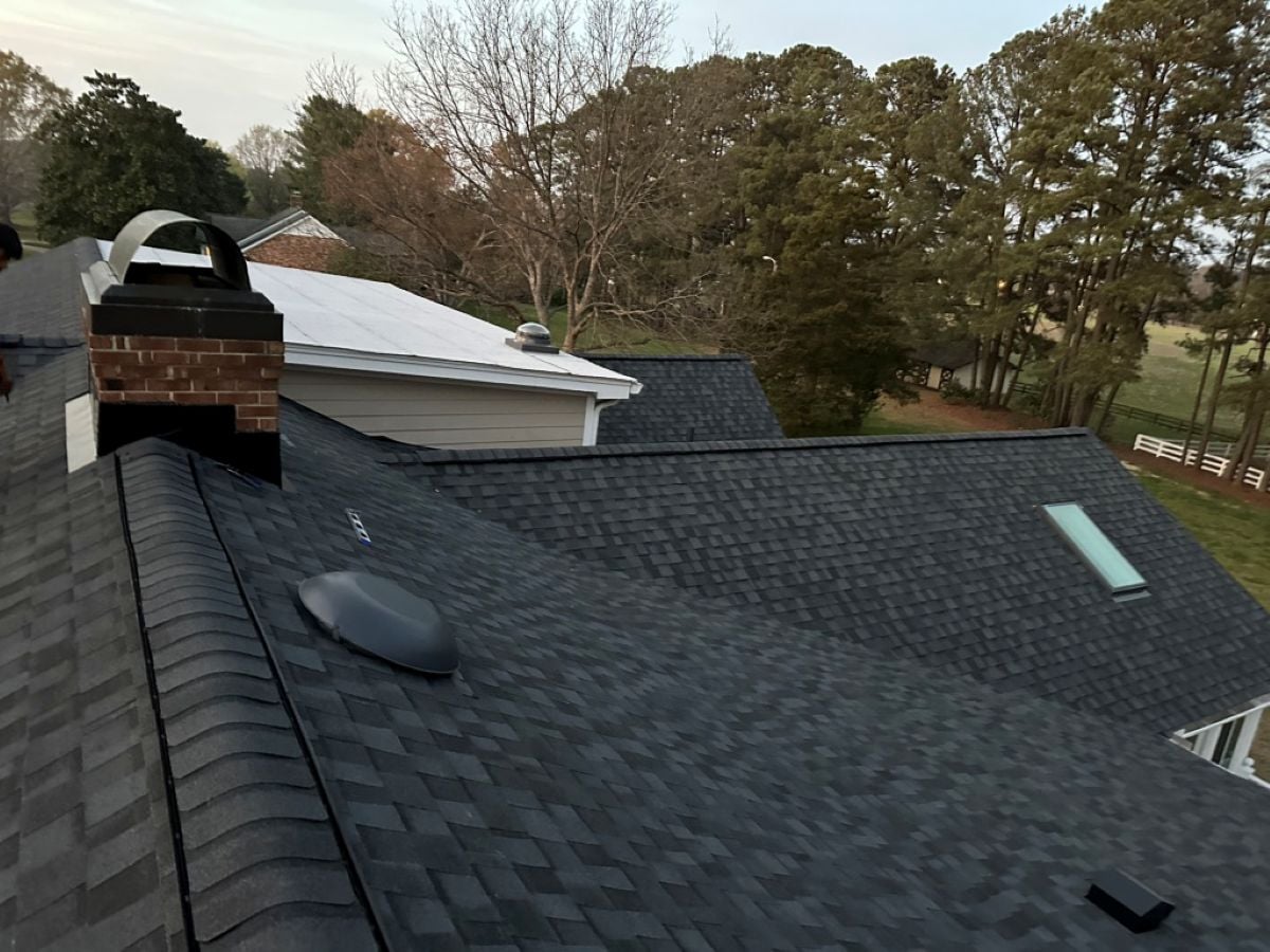 what type of shingles are recommended in chapel hill nc dark shingles roof