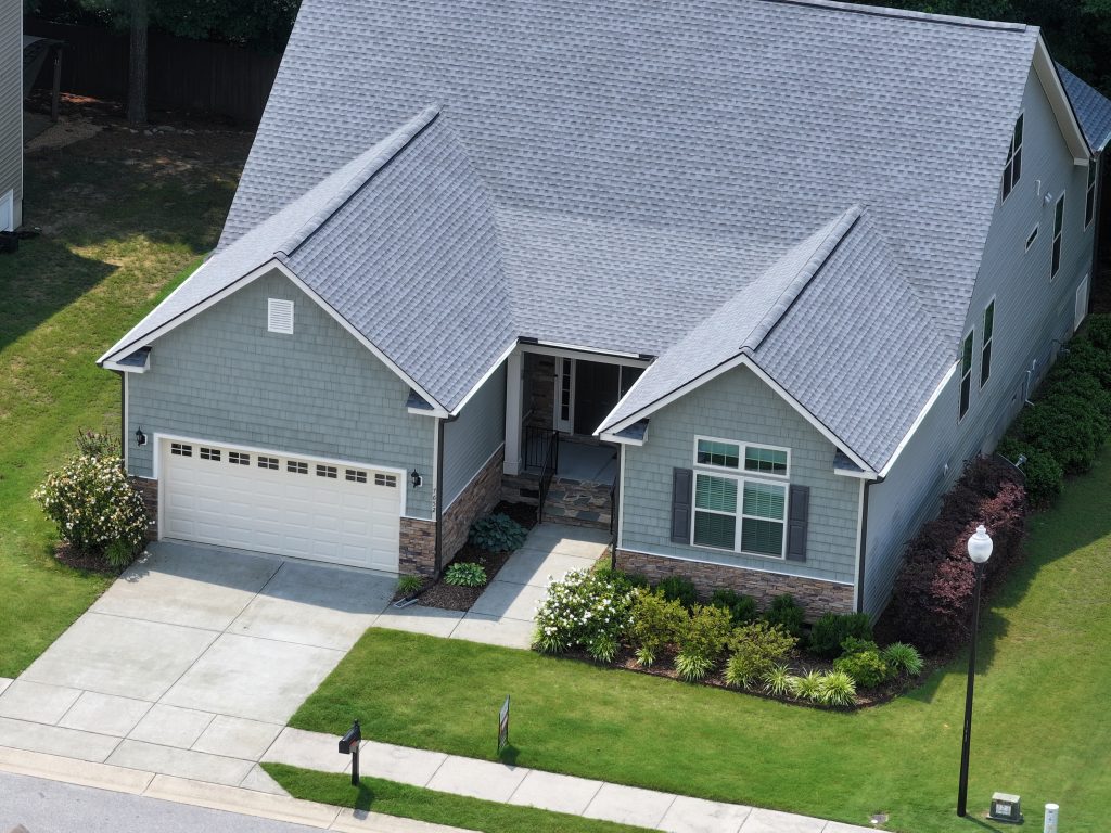 what is included in a full roof replacement in holly springs nc small house grey shingles roof
